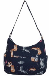 Small Quilted Tote Bat-CAT595/NV